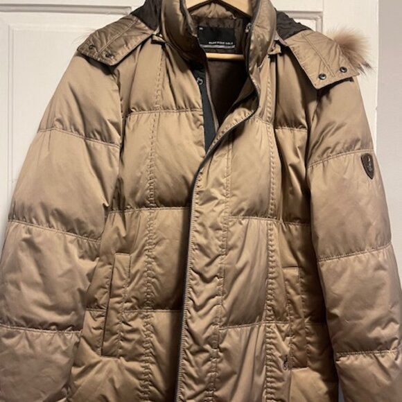 Bean Pole Golf Puffer Jacket with Fur Trim Hood - Picture 11 of 16